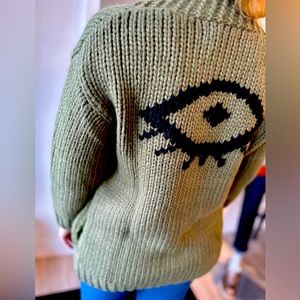 Jackson Rowe I See You Cardigan in Olive